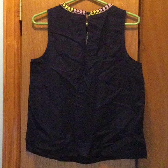 NWOT J. Crew Embroidered Boho Tank - Picture 2 of 6